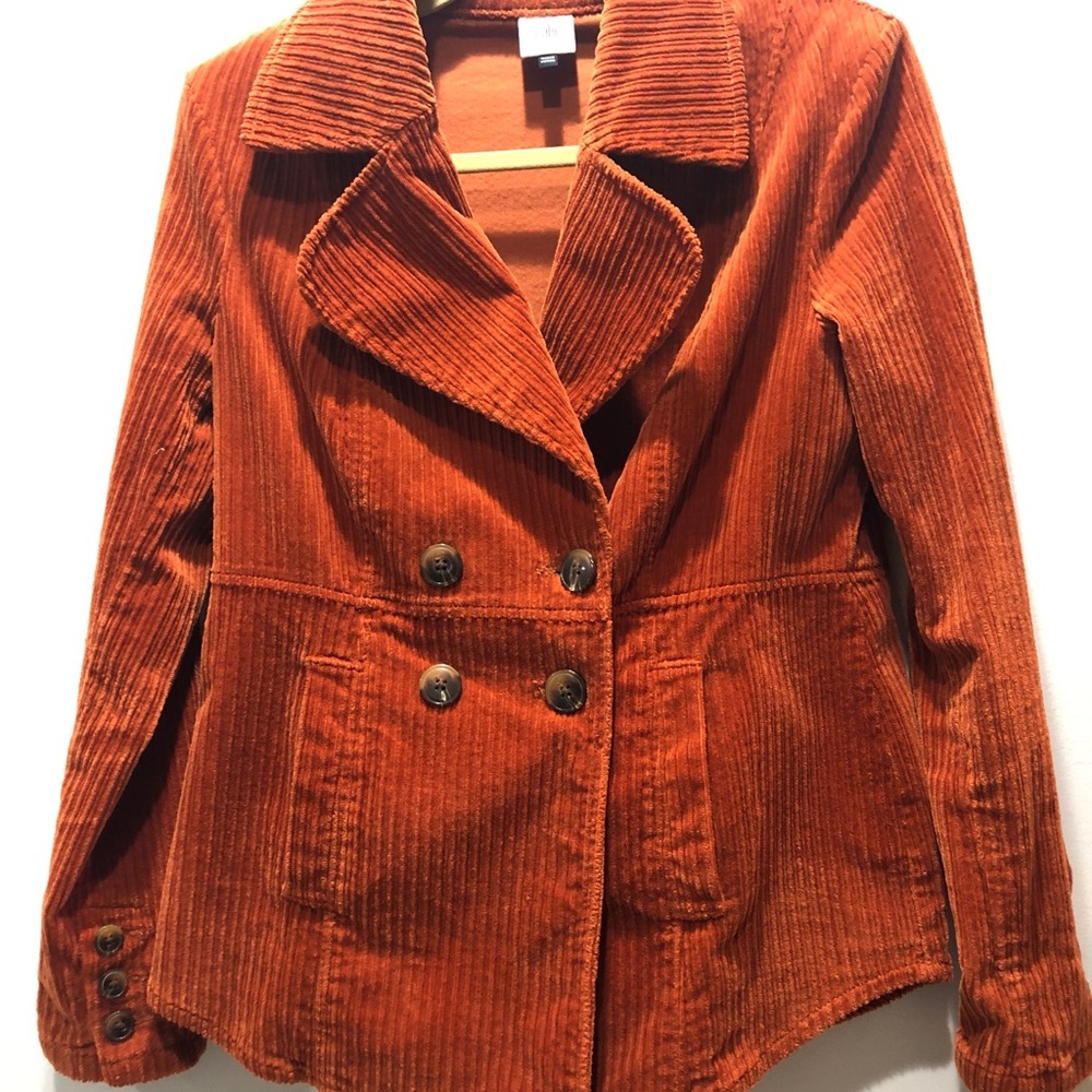 CAbi Double Breasted Corduroy Jacket